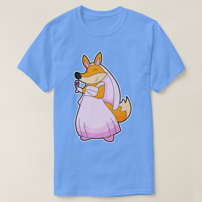 Fo Bride Veil Bröllop T Shirt (Design framsida)
