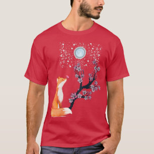 Fo Cherry Blommar Flower Japanska Sakura Träd Kaw T Shirt