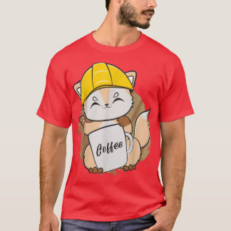 Fo Drinks Coffee For Coffee Lover And Construction T Shirt