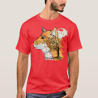 Fo Lover Cute Fo Fall Autumn Forest Animals Fo  T Shirt