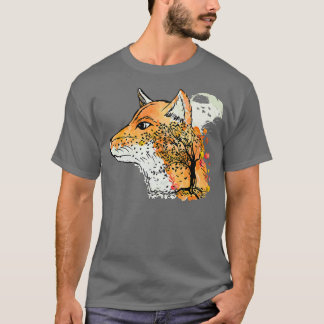 Fo Lover Cute Fo Fall Autumn Forest Animals Fo T Shirt