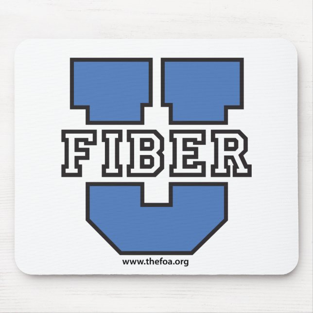 FOA - Musen för fiber U vadderar Musmatta (Framsidan)