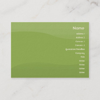 Foamgreen vinkar - knubbig visitkort