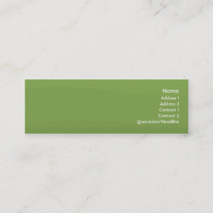 Foamgreen vinkar - smala mini visitkort