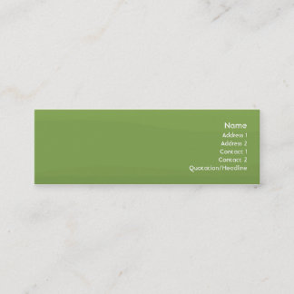 Foamgreen vinkar - smala mini visitkort