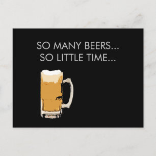 Foamy Beer Mugg vykort