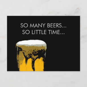 Foamy Beer Mugg vykort