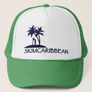 Foamy hatt för Skimcaribbean handflatanlogotyp Keps