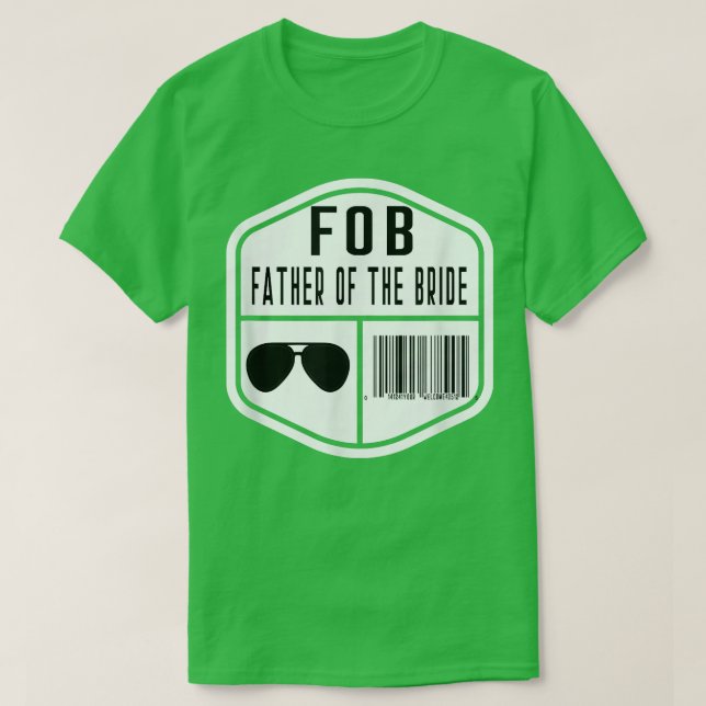 FOB Scan for Payment Father of the Bride Wedding D T Shirt (Design framsida)