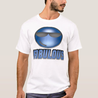 Fobulous blått t shirt