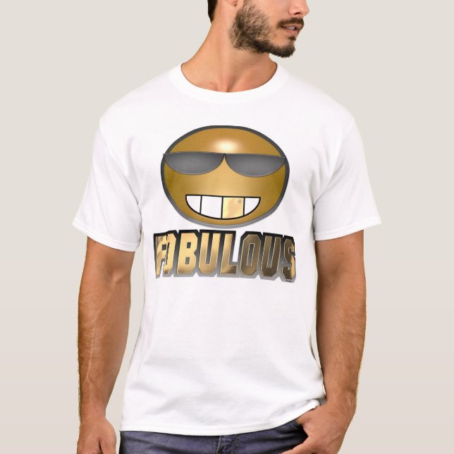 Fobulous guld t-shirt (Framsida)