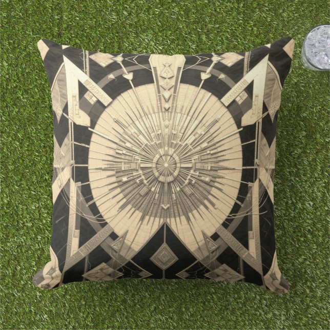 Focal Yantra Outdoor Polyester 51 x 51 cm Throw Kudde (Gräs)