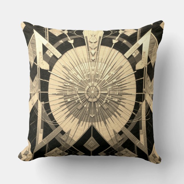 Focal Yantra Polyester 51 x 51 cm Throw Kudde (Framsida)