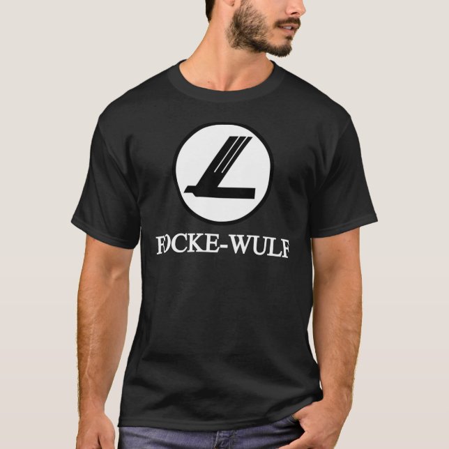 Focke-Wulf Aircraft Logotyp (White) Essential T-Sh T Shirt (Framsida)
