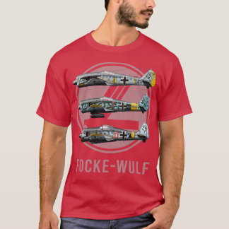 Focke Wulf FW190 Vattenstämpel för samling T Shirt