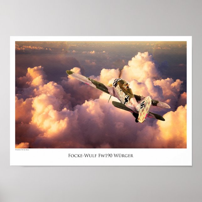 Focke-Wulf Fw 190 Poster (Framsidan)