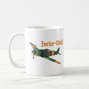 Focke-Wulf Fw 190 Tyskt WWII-flygplan Kaffemugg