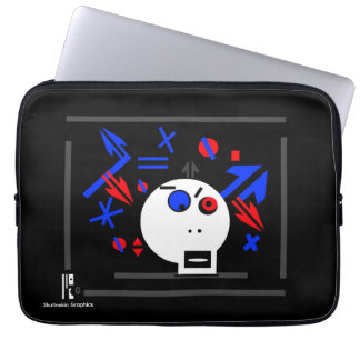 Focus a Skullnskin Graphic by J.H. Thornton Laptop Fodral