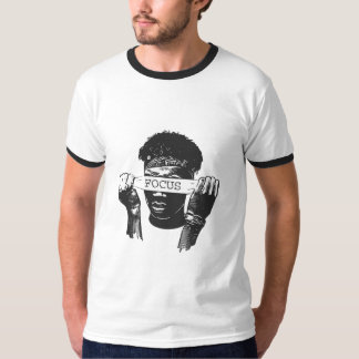 Focus Blindfold Motivational Street Art Illustrati T Shirt