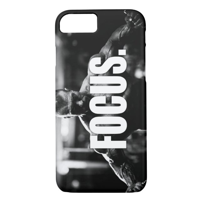 FOCUS - "Body byggnad" Motivering Case-Mate iPhone Skal (Baksida)
