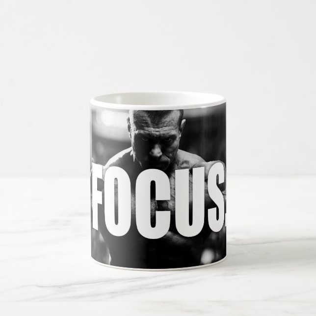 FOCUS - "Body byggnad" Motivering Kaffemugg (Center)