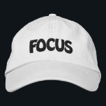 FOCUS CAP BRODERAD KEPS<br><div class="desc">Det bästa tittar fokus på behålla som du fokuserade på i arbetet,  skolan,  gymmet,  sport etc.</div>