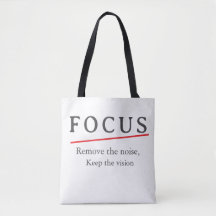 FOCUS Minimalistisk Motivations-T-Shirt — Rent Läg