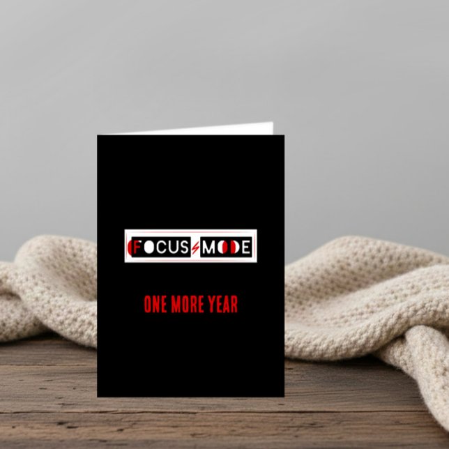 FOCUS MODE Birthday Kort (Skapare uppladdad)