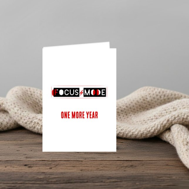 FOCUS MODE Birthday Kort (Skapare uppladdad)