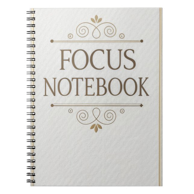 Focus Notebook (Fokus bärbar dator) - Elegantens s Anteckningsbok (Framsidan)