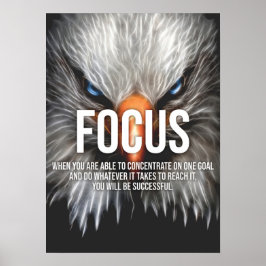 FOCUS - ÖGONBLICKET Motiverande Poster