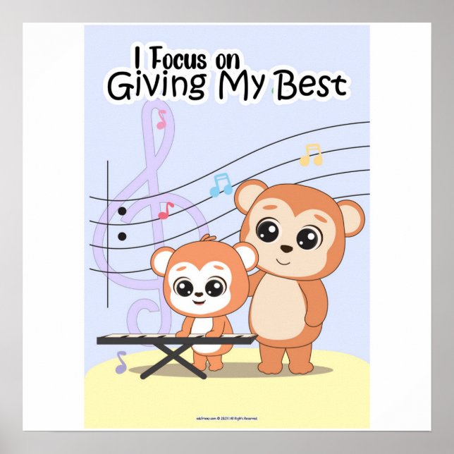 Focus on giving your best Wall art Poster (Framsidan)