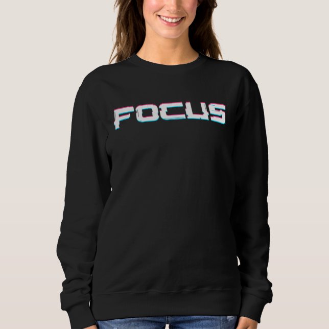 Focus On Your Dream Illusions Tricks Optical T Shirt (Framsida)