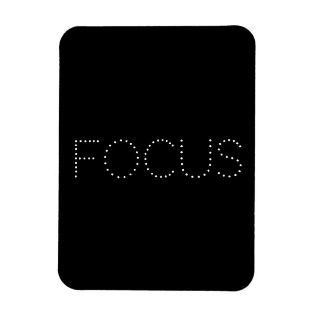 "Focus" Photo Magnet (Vertikal)