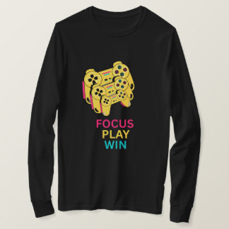 Focus Play Win Spelkontroll Art T-Shirt