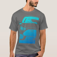 Focus RS-bil som används Stil Fläkt Art Cyan