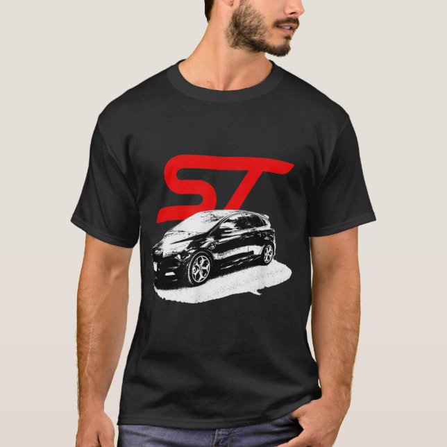 Focus ST Distress T Shirt (Framsida)
