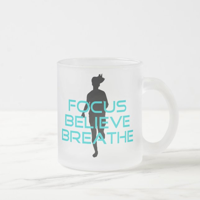 Focus Tro Breathe Aqua Frostad Glasmugg (Höger)