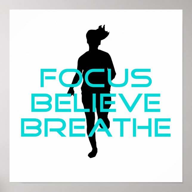 Focus Tro Breathe Aqua Poster (Framsidan)