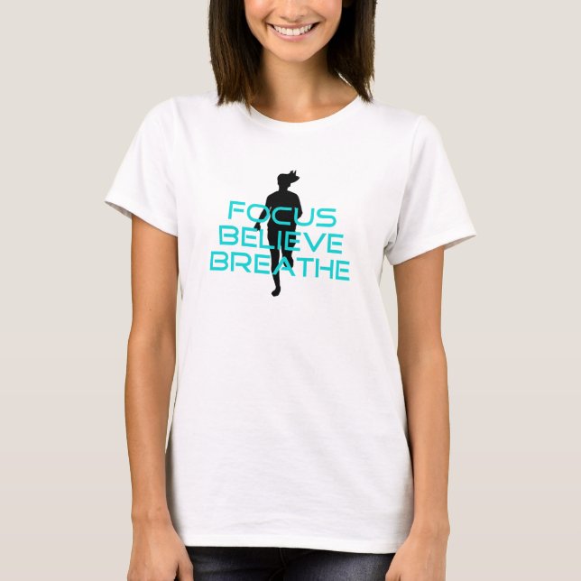 Focus Tro Breathe Aqua T Shirt (Framsida)