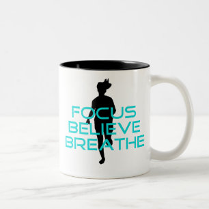 Focus Tro Breathe Aqua Två-Tonad Mugg