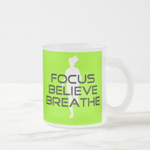Focus Tro Breathe Frostad Glasmugg
