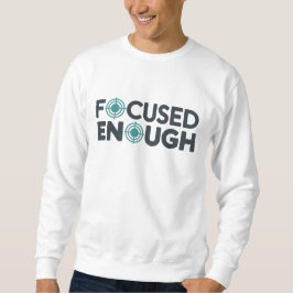 Focused Enough Office T-Shirt | Minimal Work  Lång Ärmad Tröja