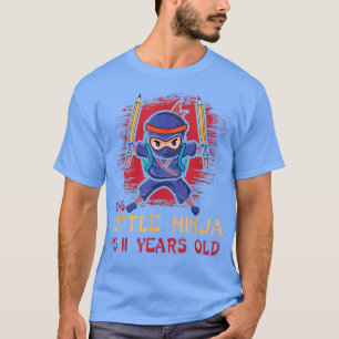 Född 11 år Gamla Samurai Japan, japanska T Shirt