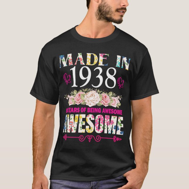 Född 1938 85 år i Fantastisk 85 T Shirt (Framsida)