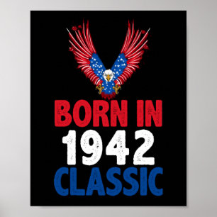 Född 1942 Classic Poster