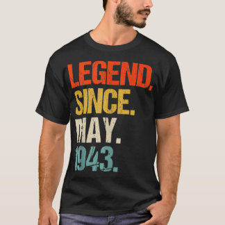 Född 1943 81 år gammal 1943, 81 år gammal t shirt