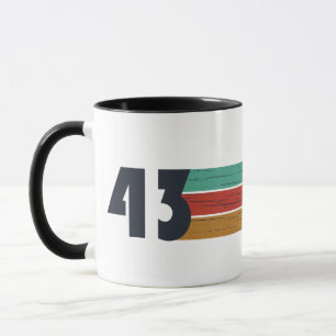 född 1943 vintage mugg
