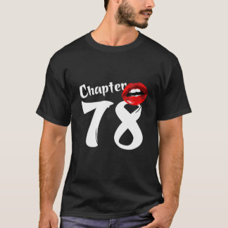 Född 1944 Kapitel 78 år 78 Grattis på födelsedagen T Shirt