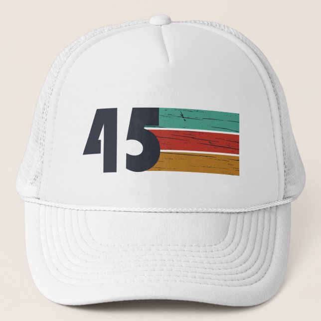 Född 1945 vintage födelsedagsfest keps (Framsida)